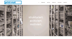 Desktop Screenshot of print-mat.ch